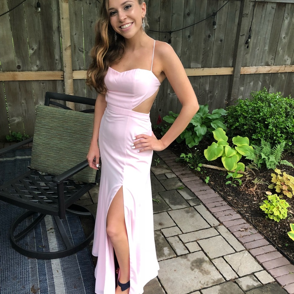Fame and Partners Pink Gown